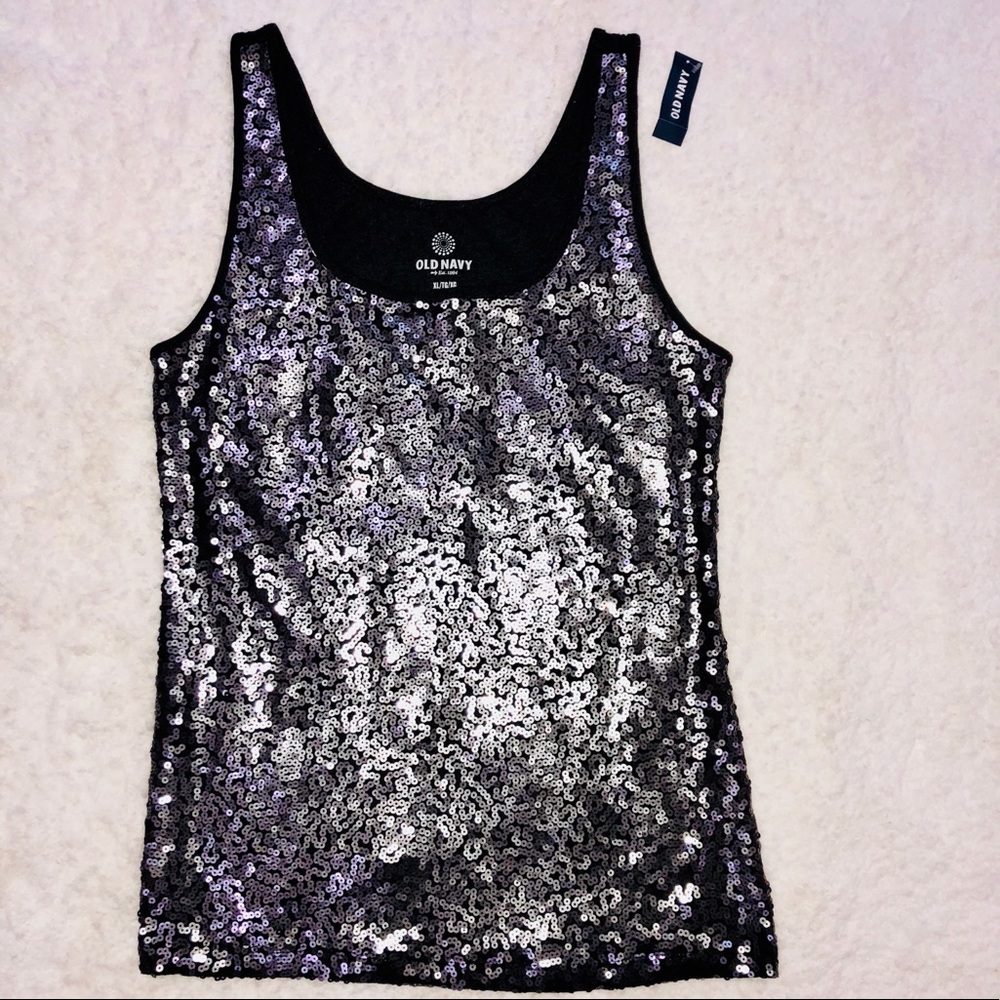 Old Navy Sequin Tank Top